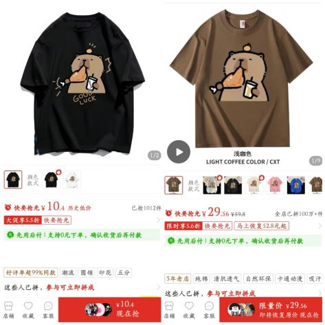 “卡皮巴拉”插画被盗印T恤?原创版权如何保护