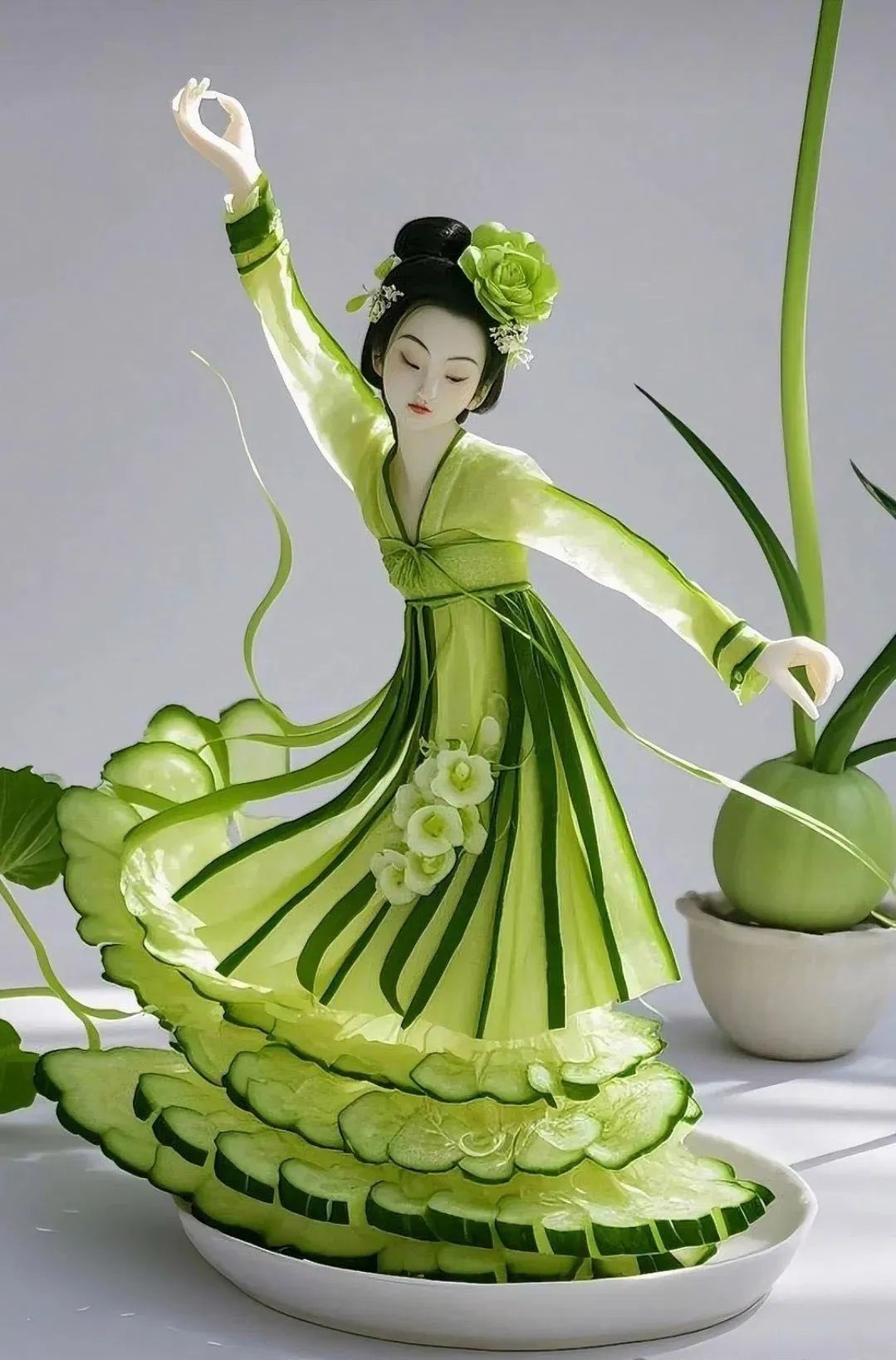 创意版权作品展示:青瓜遇见国粹