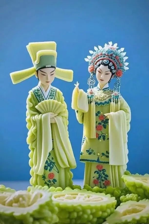 创意版权作品展示:青瓜遇见国粹