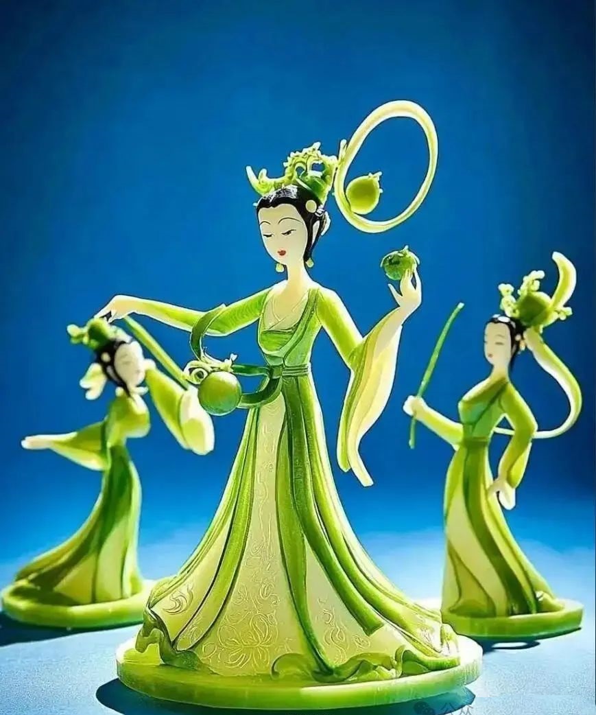 创意版权作品展示:青瓜遇见国粹