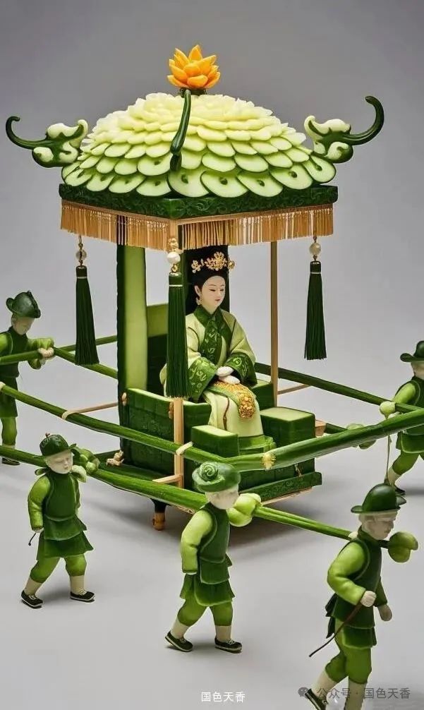 创意版权作品展示:青瓜遇见国粹