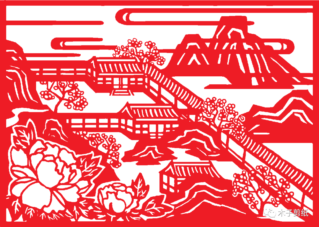 “桥”剪刻纸赏析