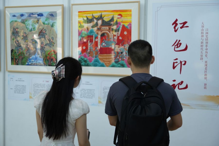 全国(黄冈)农民画展作品