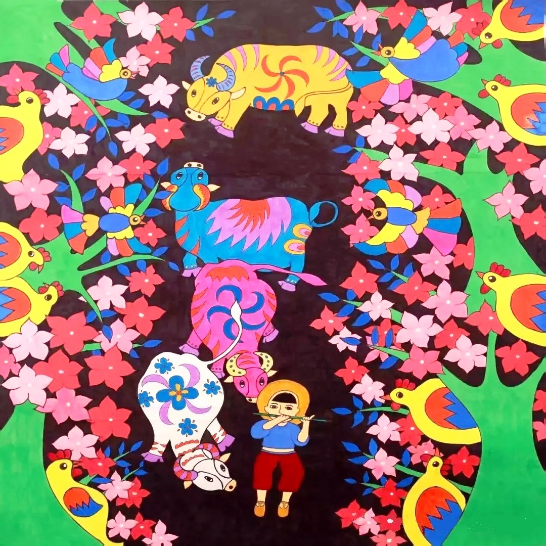 全国(黄冈)农民画展作品(持续更新中)