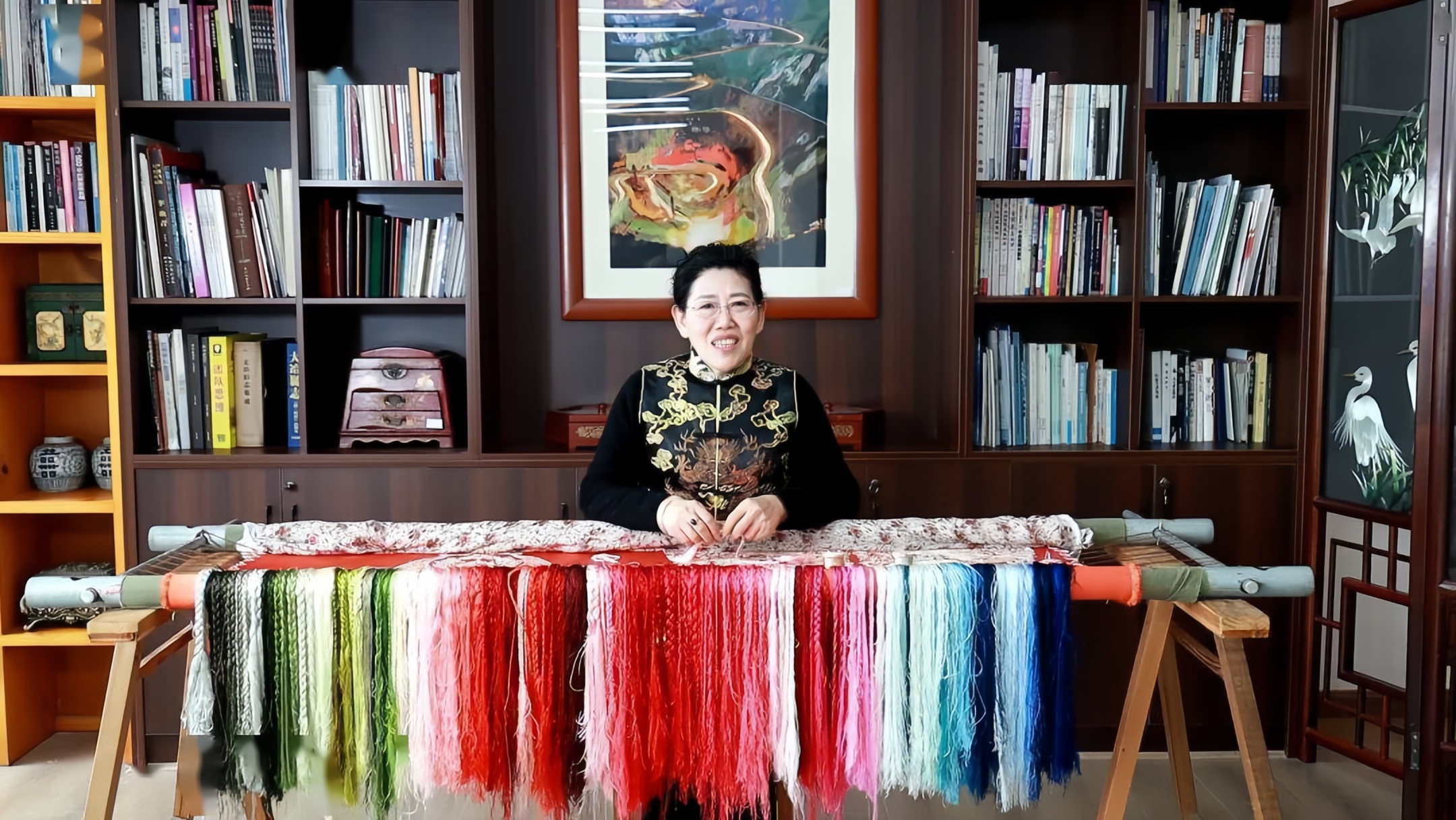 我中心为大冶刺绣等非遗提供版权宣讲服务