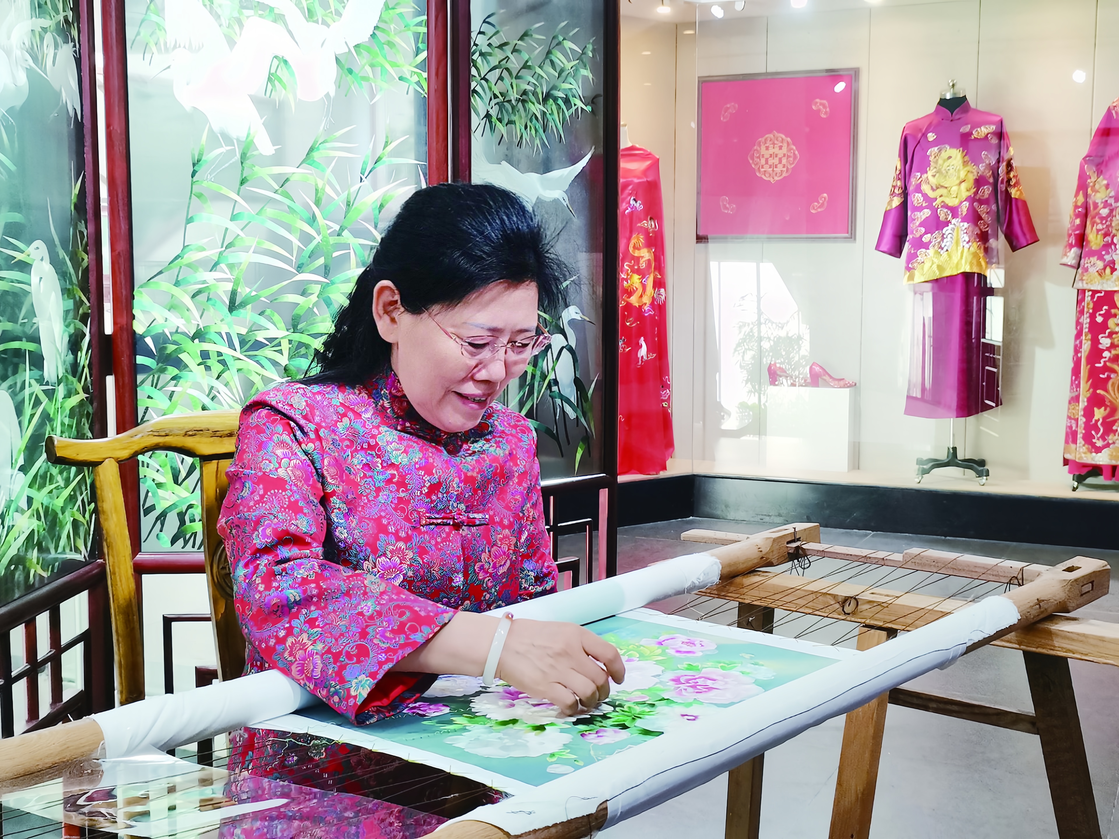 我中心为大冶刺绣等非遗提供版权宣讲服务