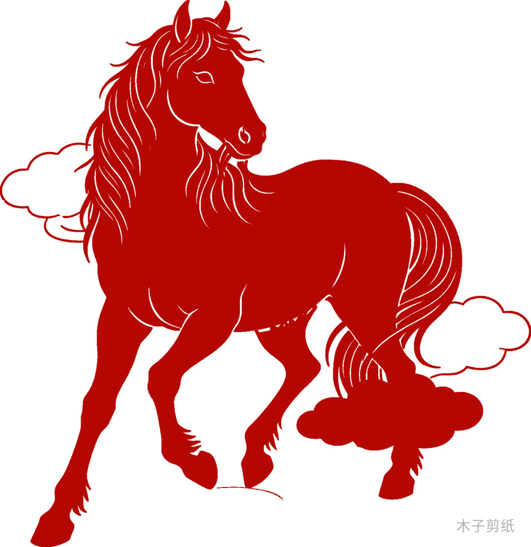 迎世界马年，赏红马剪纸作品