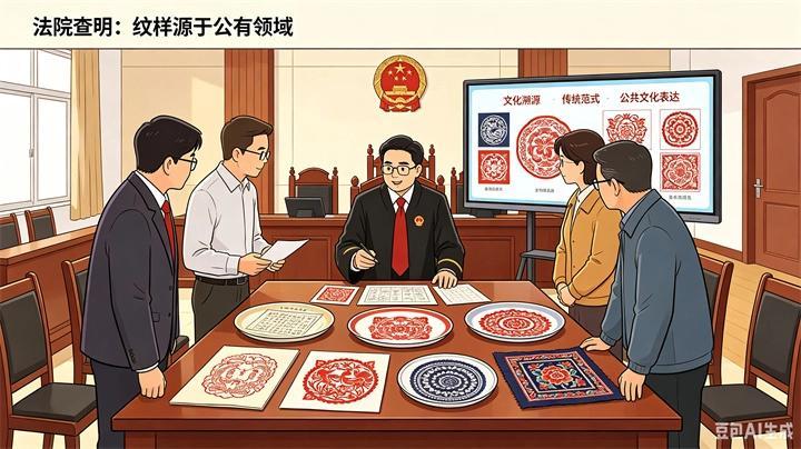 传统纹样谁都能用？法院为非遗划清版权边界