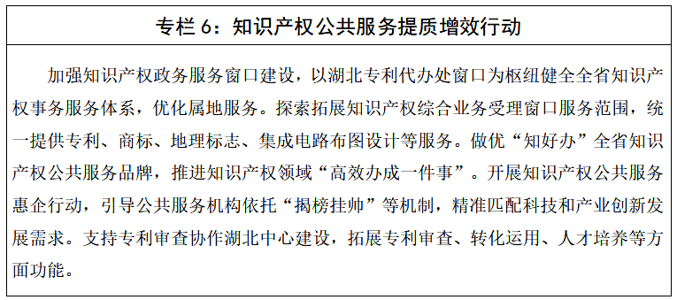 湖北省知识产权局关于印发《湖北省知识产权“十五五”规划》的通知